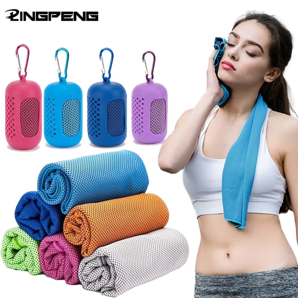 Nuovo asciugamano in microfibra Sport Asciugamano da campeggio super assorbente ad asciugatura rapida Asciugamano da spiaggia per yoga da palestra super morbido e leggero