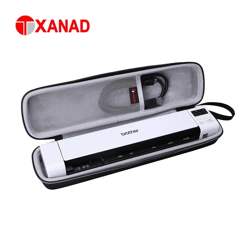 XANAD Custodia rigida per Brother DS-940DW/DS-740D/DS-640 Custodia protettiva per scanner di documenti mobile compatto