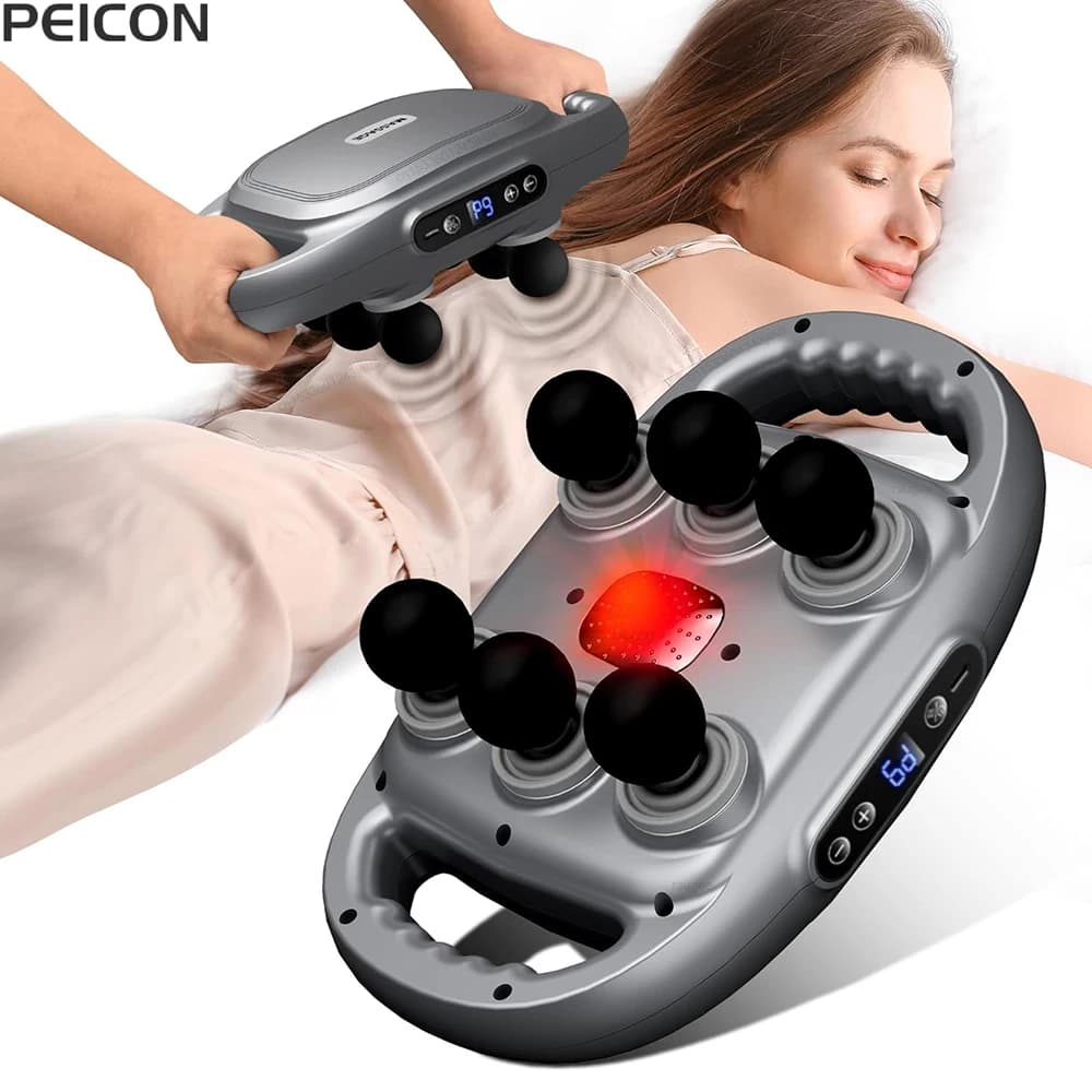 High-frequency Muscle Massage Gun Body Back Waist Spalla Massage Machine For 16 Heads Professional Band Gun