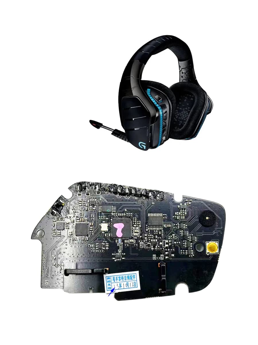 Original motherboard for headphones Logitech G933 G935 G633 G635 Artemis Spectrum Headphones Circuit PCB Motherboard
