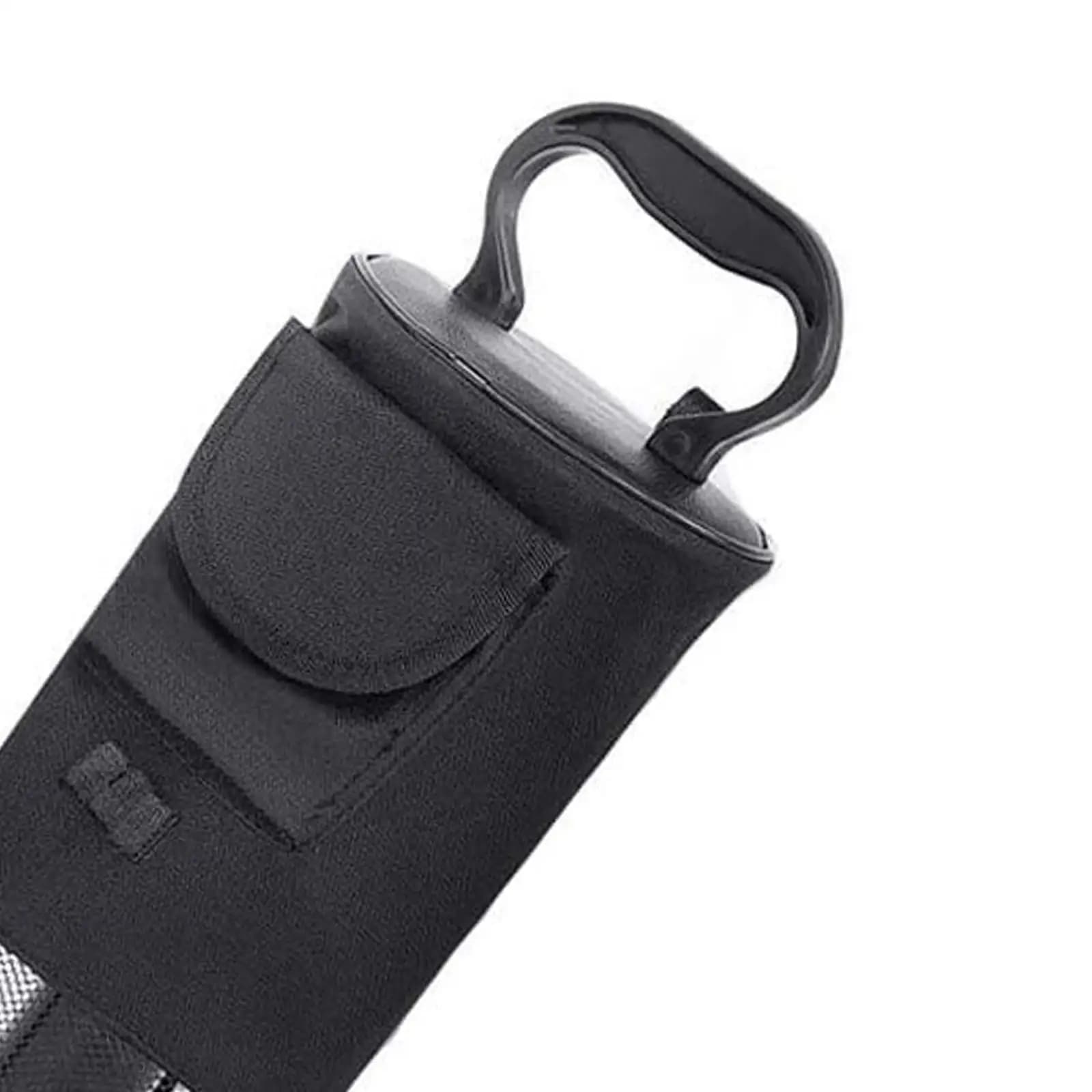 Portable Golf Ball Retriever Bag Large Capacity Ball Collector Tube Golf Equipment for Practice Training Outdoors