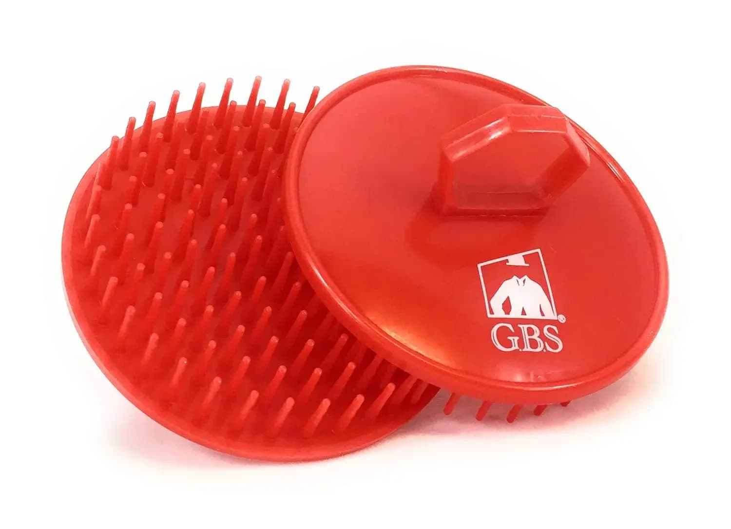 Set di spazzole per cuoio capelluto in silicone – Massaggiatore esfoliante per capelli e cuoio capelluto per uso bagnato/asciutto, rosso