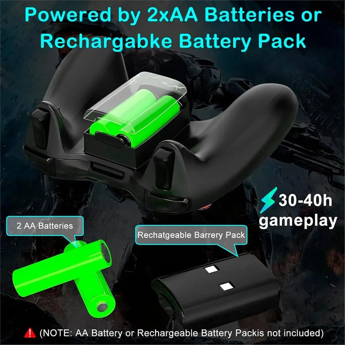 goodidea Per controller Xbox 360, controller di gioco wireless 2.4G per Xbox 360 e Slim, PC Windows 11/10, joystick senza drift