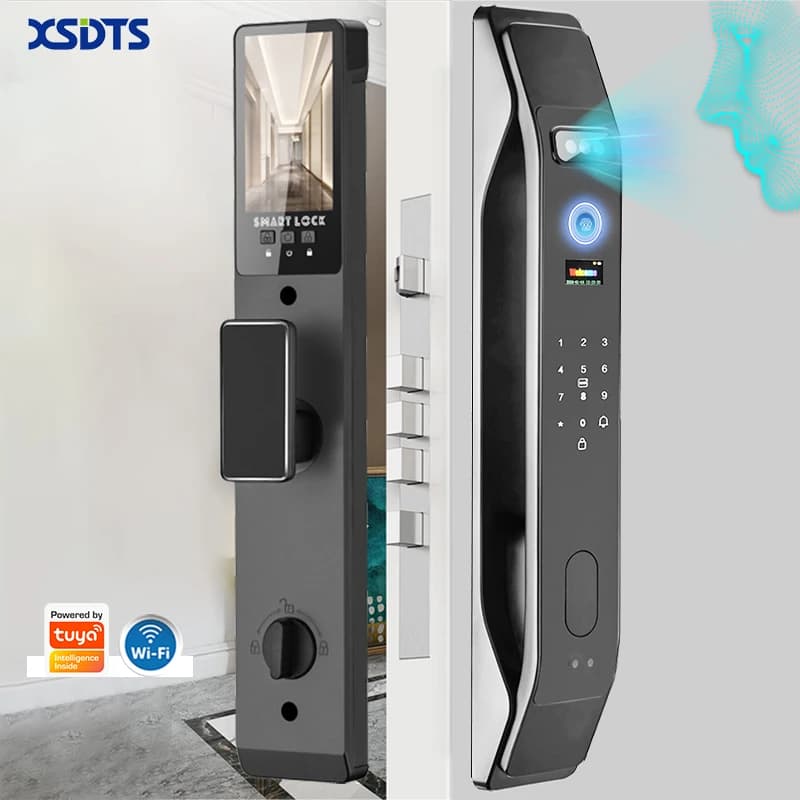 Wifi Smart Door Lock Intelligent Digital Fingerprint Face Recognition