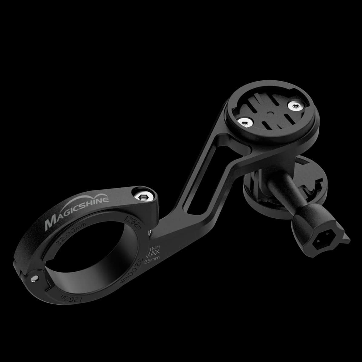 Supporto anteriore Magicshine Out, compatibile con computer Garmin, luci anteriori per bici, GPS, ecc. compatibile con Wahoo, Polar, Bryton