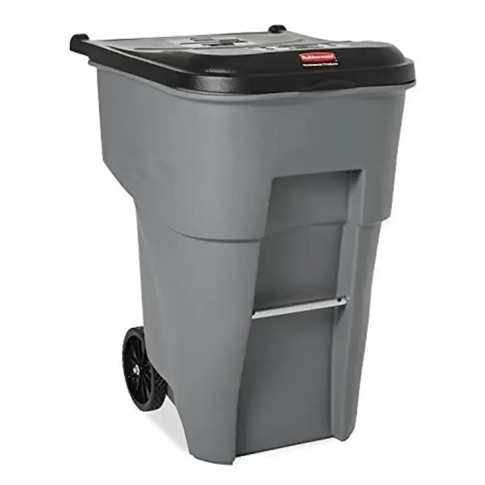 Bidone della Spazzatura BRUTE con Ruote, 95 Galloni, Grigio, per Ristoranti/Ospedali/Uffici/Back-of-House/Magazzini/Casa