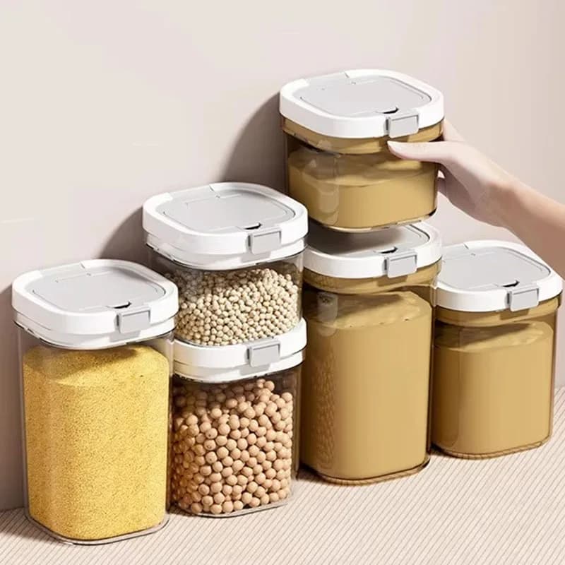 Milk Powder Sealed Jar Food Canister Storage Jar for Milk Powder Rice Cereal Nuts Dried Fruits Kitchen Grain Bucket Sealed Box