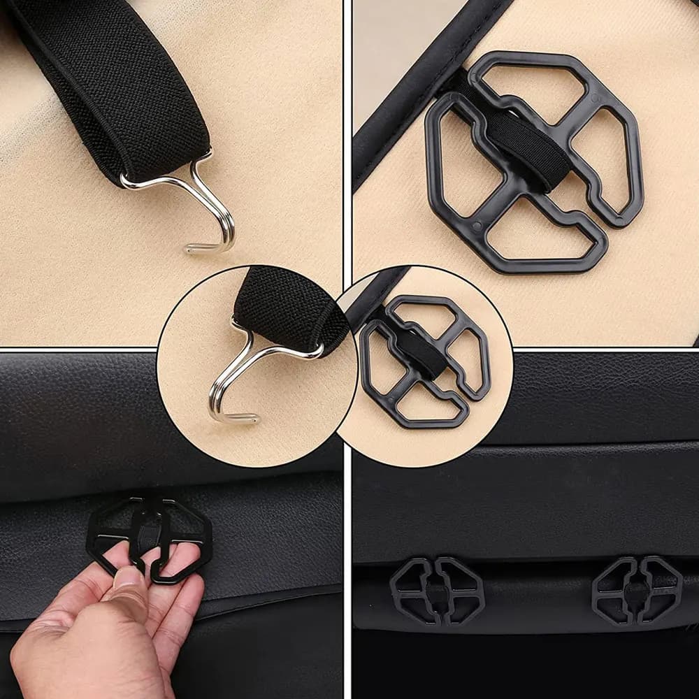 10 pcs universal seat cover for Auto clip black Beige cushion hooks for Car seat clip plum for Auto interior accessories Auto