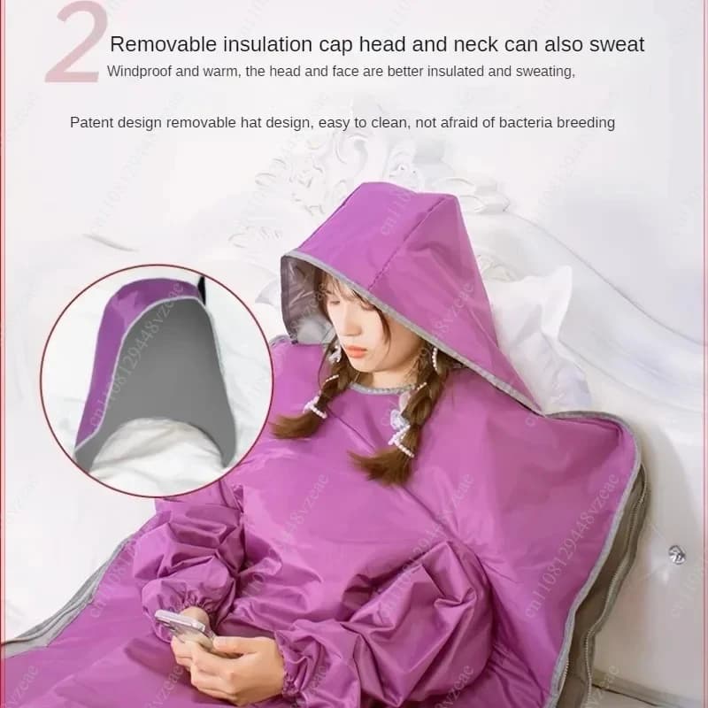 For Beauty Salons and Home Use Sauna Body Wrap Detox Heating Sauna Blanket for Body Shaping Weight Loss and Detox Perfect