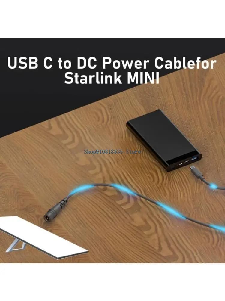 Cavo adattatore USB C a DC5521 5,5x2,1 mm Supporto PD100W Alimentazione efficiente