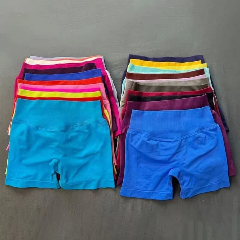 Women's Seamless High Elastic Yoga Shorts 4.5 Leggings Buttock Lifting Shaping Daily Exercise Gym Pants