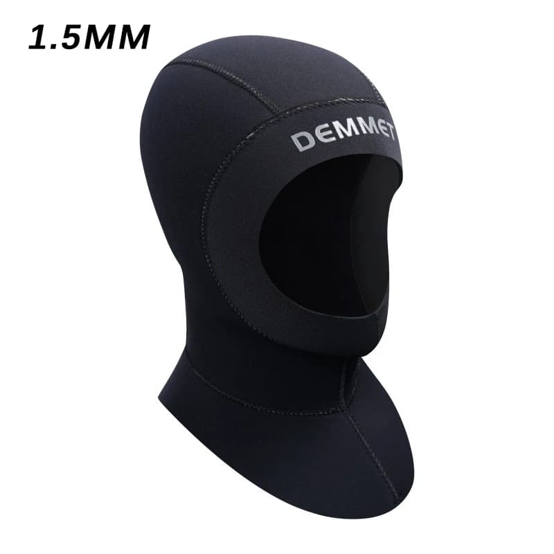 Cappuccio da sub in neoprene da 1,5 mm Cappuccio da muta Cuffia da nuoto Maschera da sub Attrezzatura subacquea Cappuccio da sub Cappello da sub da surf