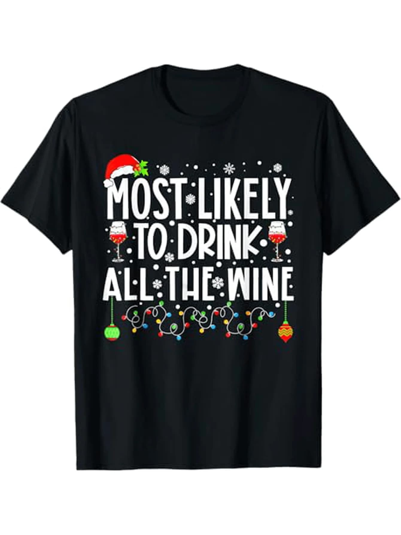 T-shirt unisex a tema natalizio - 100% cotone S-XXXL, maglietta con stampa festosa