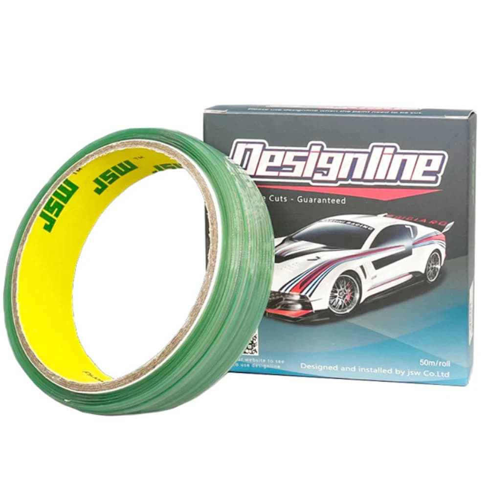 5/10/50M involucro in vinile adesivi per auto nastro senza coltelli linea di Design pellicola per auto avvolgimento nastro da taglio coltello accessori per strumenti per lo Styling dell'auto
