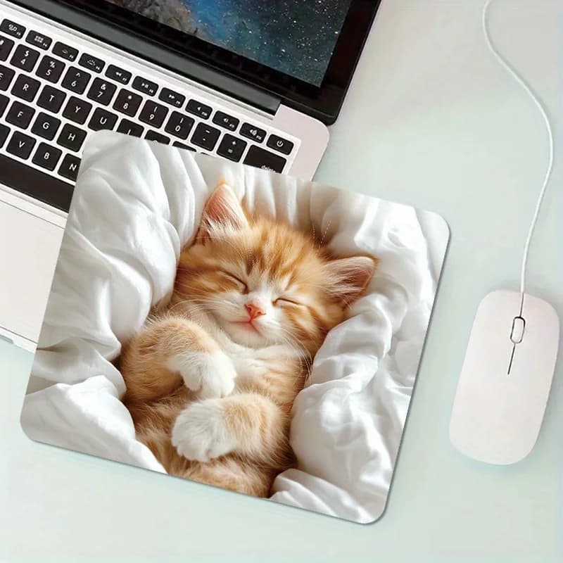 Tappetino da Scrivania Grande, Mousepad con Superficie in Tessuto e Base Antiscivolo in Gomma per PC, Laptop e Tastiera