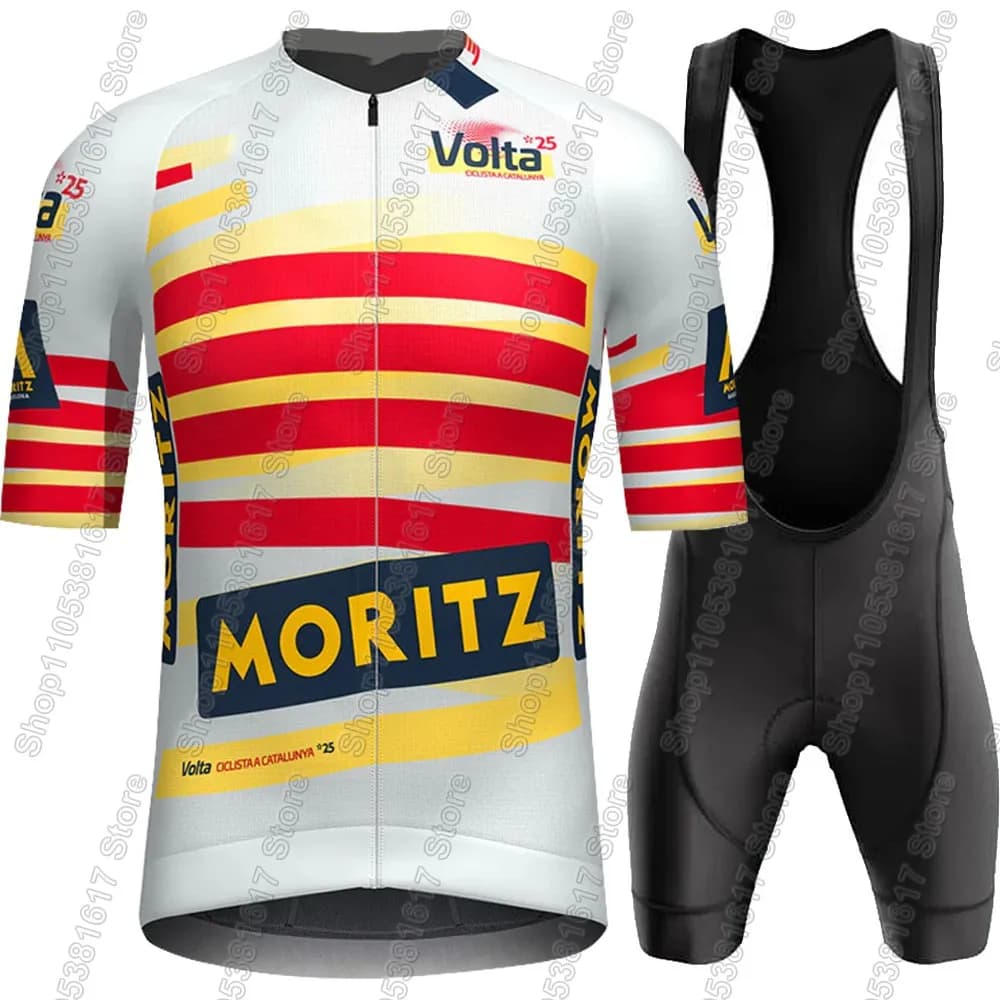 Completo Ciclismo Mortiz-Volta 2026 Estivo: Maglia e Salopette da Bici da Corsa/MTB