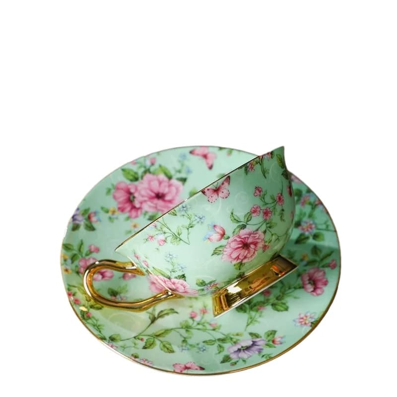 Bone china coffee cup tea cup set high-end exquisite afternoon tea tea set high-end light luxury ceramics