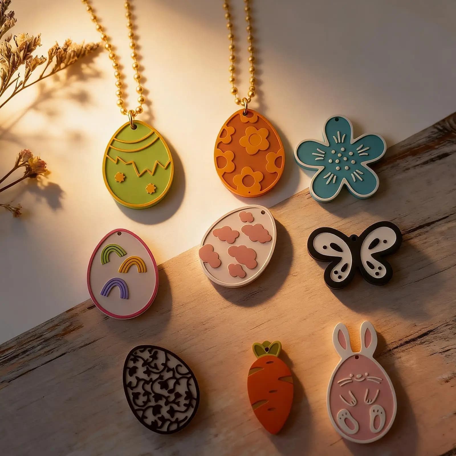 Silicone Print for Rabbit and Flower Shape Candles, Easy to Clean, Epoxy Resin for Easter