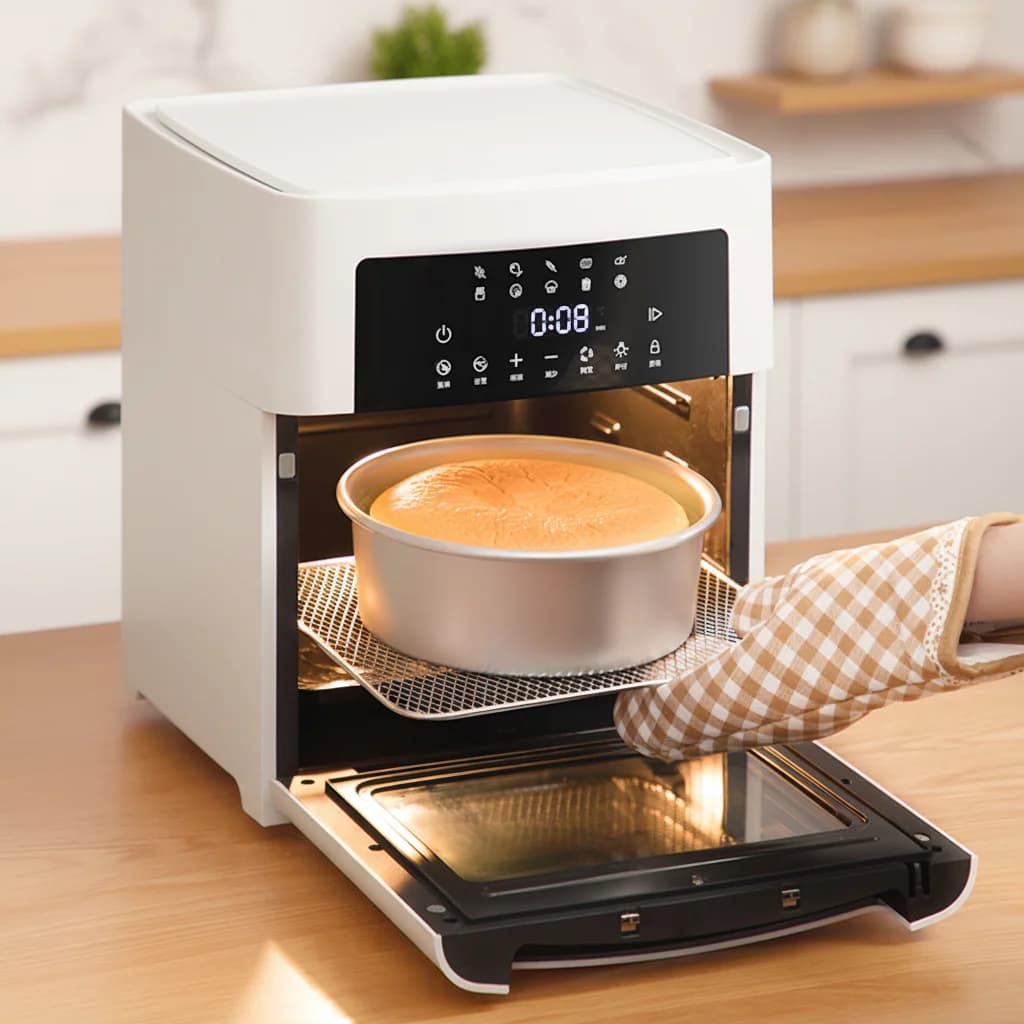 Friggitrice ad Aria 9 in 1 da 1700W per Uso Domestico, Forno Freidora De Aire 15L, Friggitrice ad Aria Senza Olio