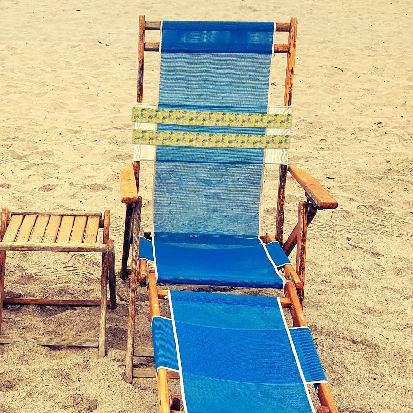 2 Pezzi Fascette per Teli da Spiaggia, Cinghie Elastiche in Silicone Resistenti all'Usura, Fasce di Fissaggio per Sedie da Spiaggia, Accessori