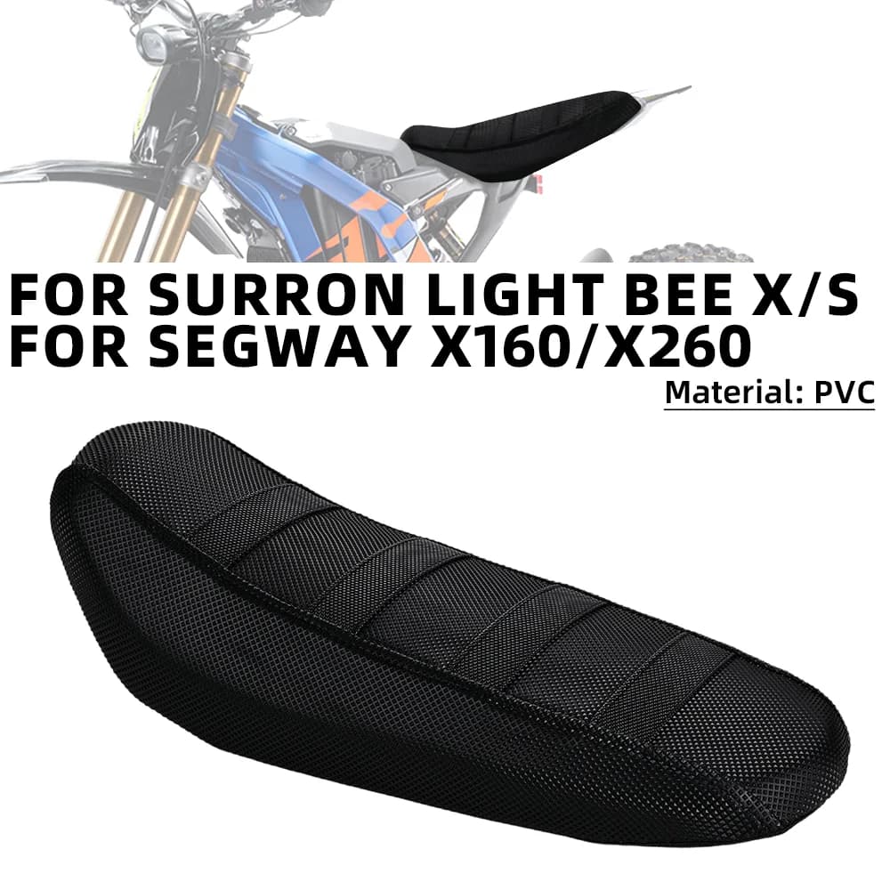 Motorcycle Non-slip Seat cover For Surron Light Bee X S For Segway X160 X260 Electric Dirt Bike E-bikes PVC Motorcycles Parts