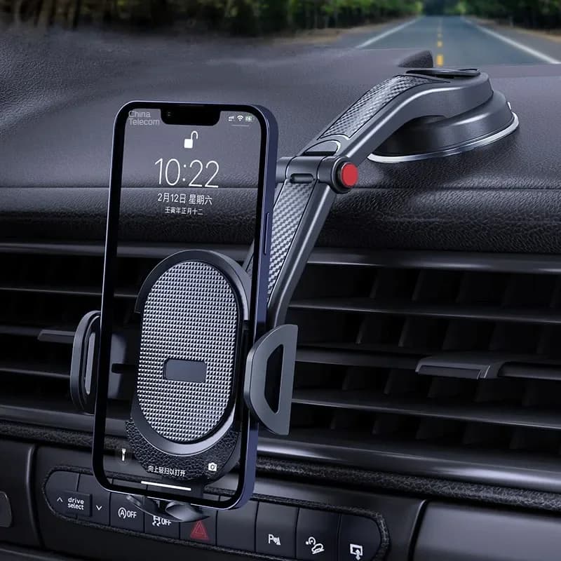 360 ° Windshield Car Dashboard Mobile Phone Holder Universal Suction Cup Car Phone Holder, Suitable for 4.0-6 Inch Smartphones