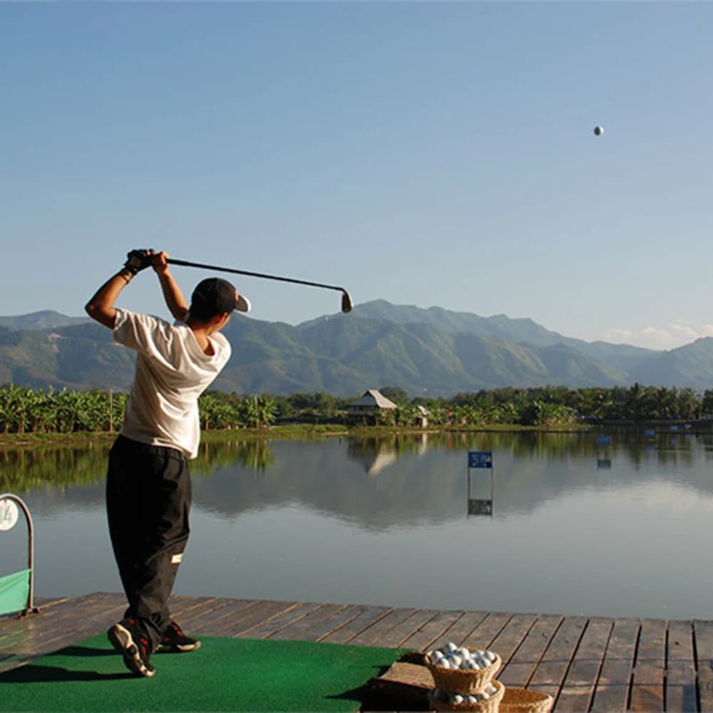 5PCS PGM Golf Floating Water Ball No Sink Synthetic Rubber Double Layer 44g Far Distance Triaining Golf Float Ball