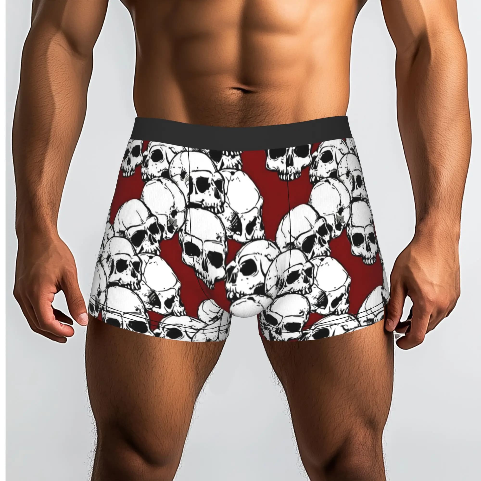 Bone Underpants Homme Panties Male Underwear Ventilate Shorts Boxer Briefs