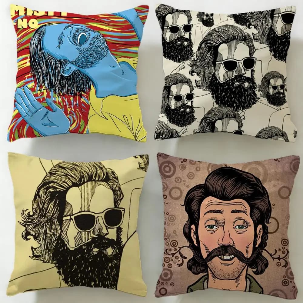 Federa per cuscino del popolare cantante Father John Misty, morbida e facile da lavare, versatile per divano, letto, viaggi e ufficio
