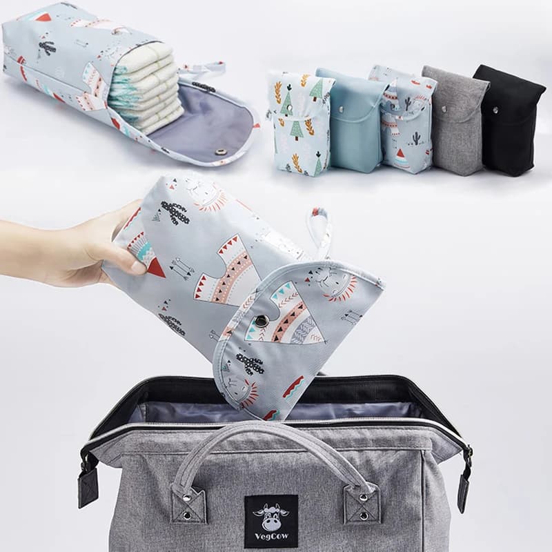 Borsa per pannolini per bambini Borsa per pannolini per neonati Organizzatore Impermeabile portatile da viaggio per esterni Borsa per pannolini Tasca per passeggino