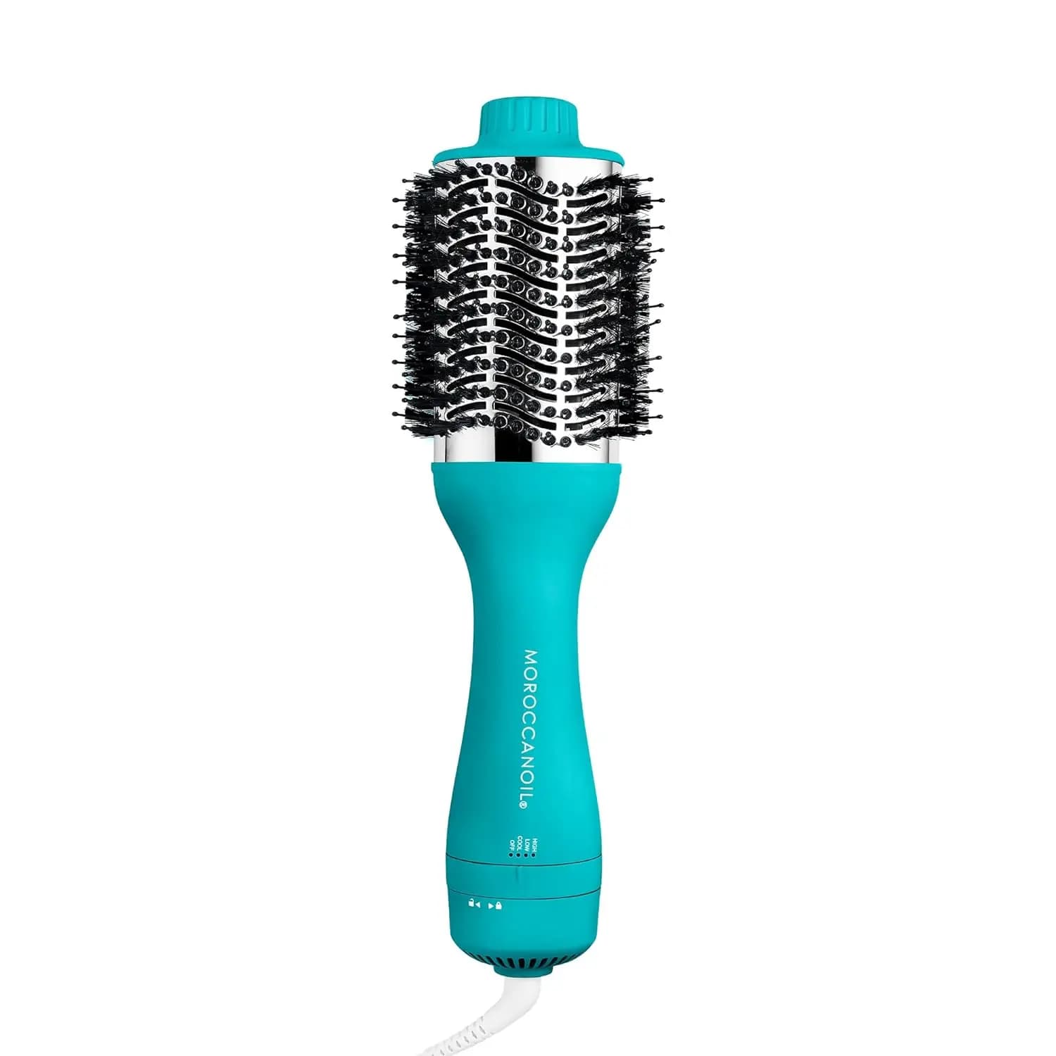 Spazzola Asciugacapelli 4-in-1: Ionica e a Infrarossi Lontani per Capelli Lisci e Lucenti