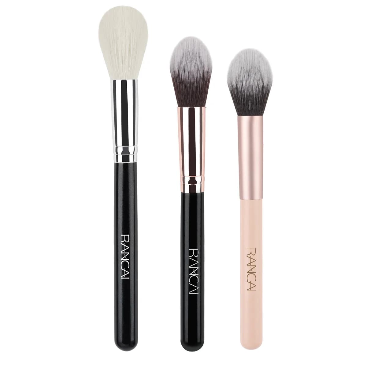 1pcs Highlighter Powder Makeup Brush with Small Highlighting Blush Brush Ideal For Precision Blending Bronzer & Blush Soft