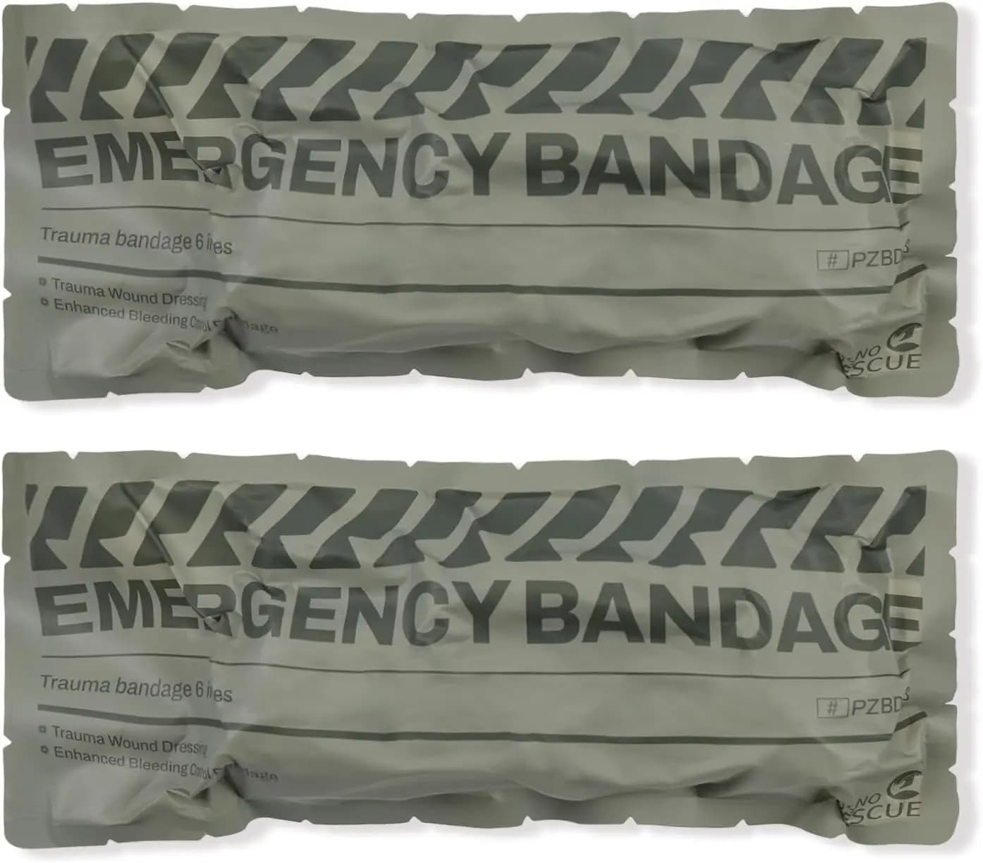 Benda d'emergenza israeliana da 6 pollici, compressione per traumi, sterile sottovuoto, forniture per kit di pronto soccorso tattico, confezione da 2