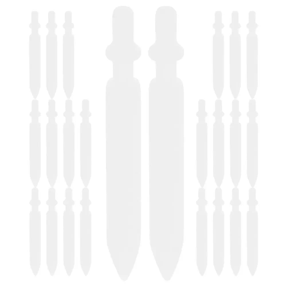 24Pcs Fine Replacement Marker Tips 0.7mm Acrylic Paint Pen Tips Nylon Material for Smooth Detailing Crafting Painting Artwork