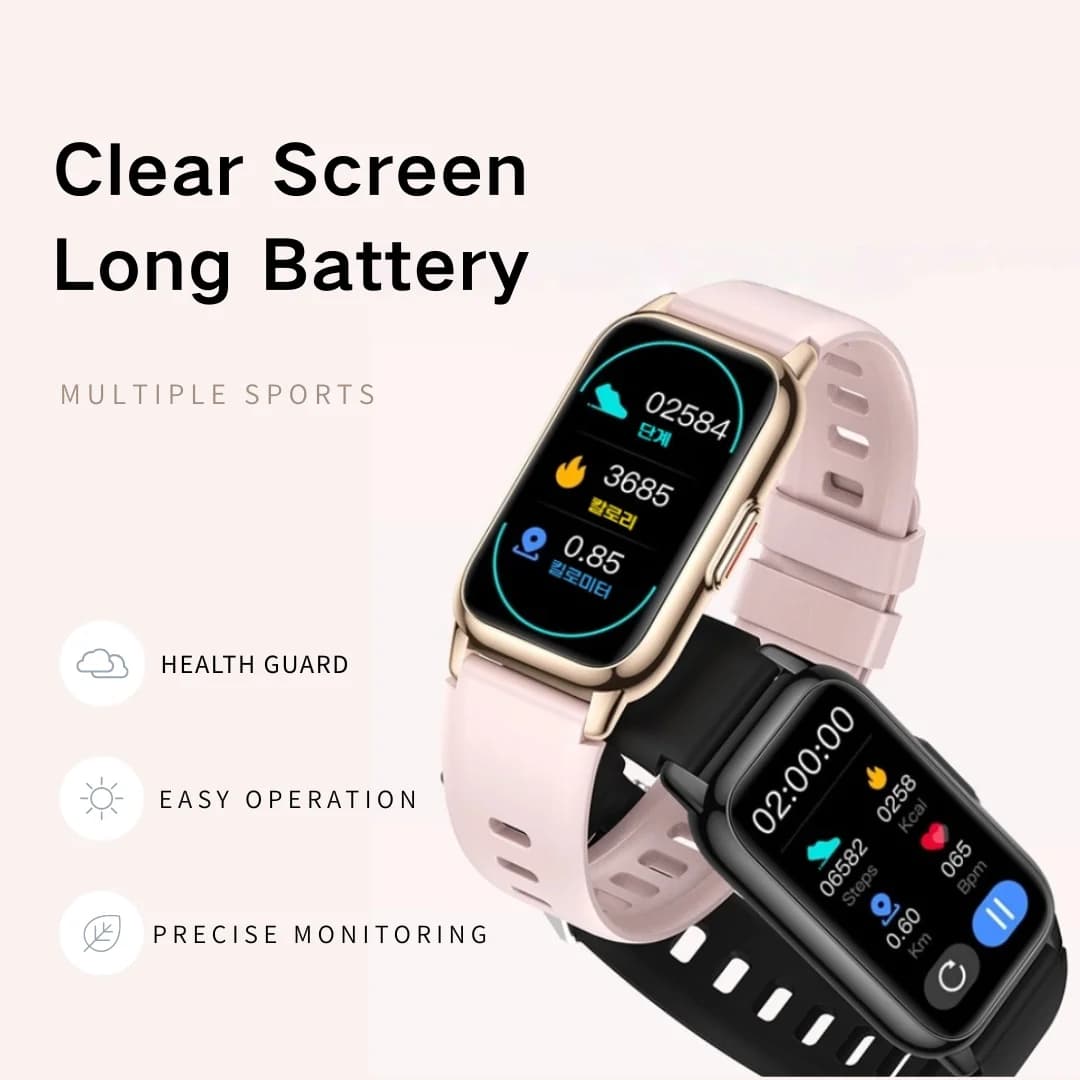 Smartwatch Sportivo ad Alte Prestazioni con Monitoraggio Accurato di Frequenza Cardiaca/Pressione Sanguigna e Supporto Riproduzione Musicale, Ideale per l'Uso Quotidiano