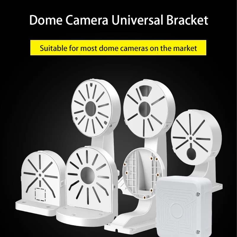 Accessori per staffa per telecamera dome di sorveglianza Scatola di immagazzinaggio per cavi per interni ed esterni con montaggio a parete durevole di tipo L in plastica ispessente