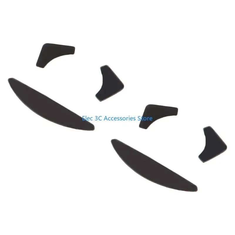 Y51A Tappetino per mouse, piedini per mouse per tappetino per mouse nero con bordo curvo DeathAdder