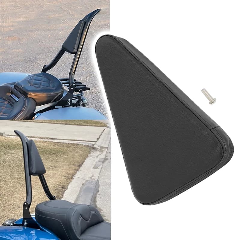 Accessori moto Cuscino schienale posteriore Cuscino passeggero portapacchi Sissy universale per Harley Yamaha Honda Suzuki Kawasaki