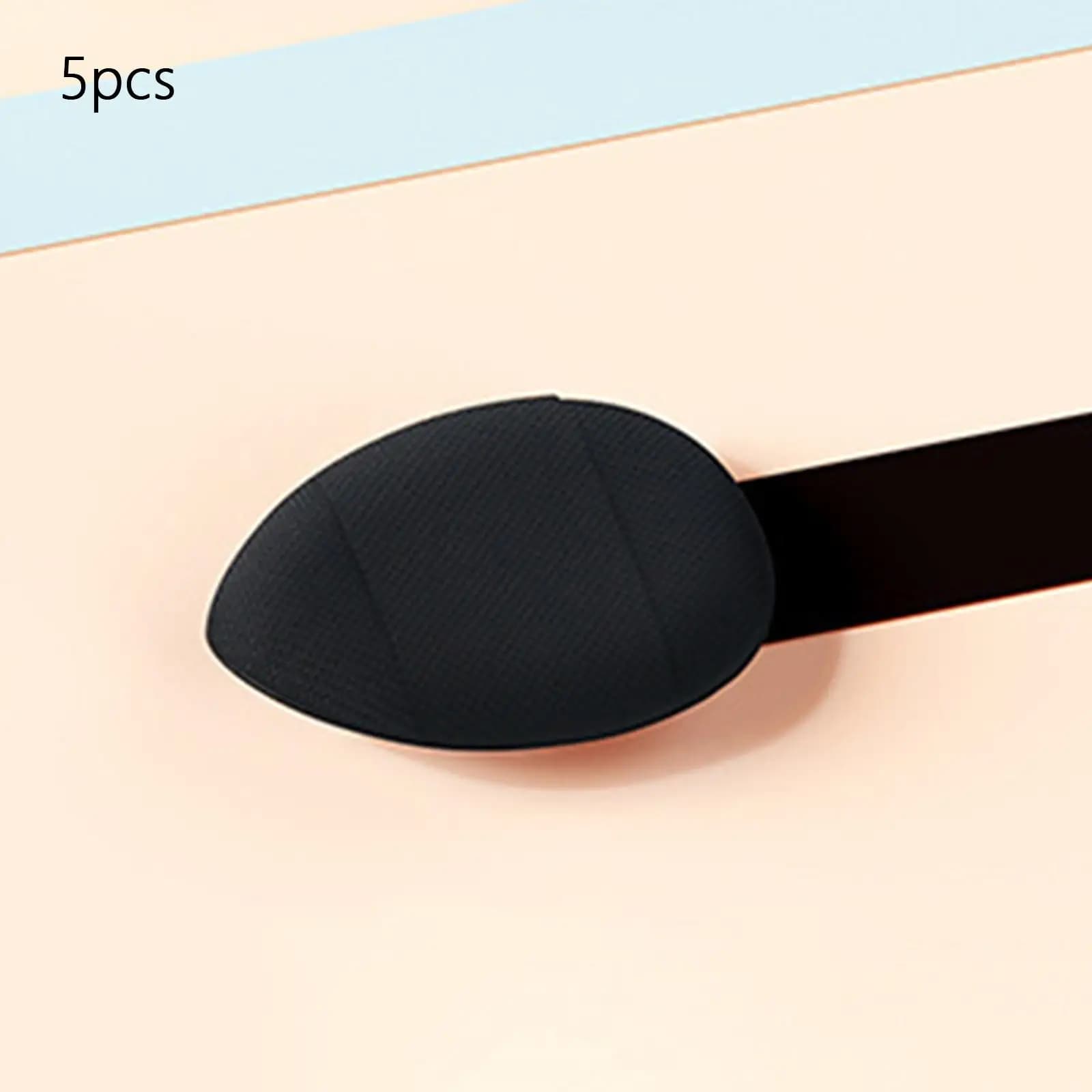 Soft Mini Makeup Puff Finger Sponges Hydrophilic Polyurethane Reusable Pads for Blusher Highlight Eye Shadow Wet and Dry