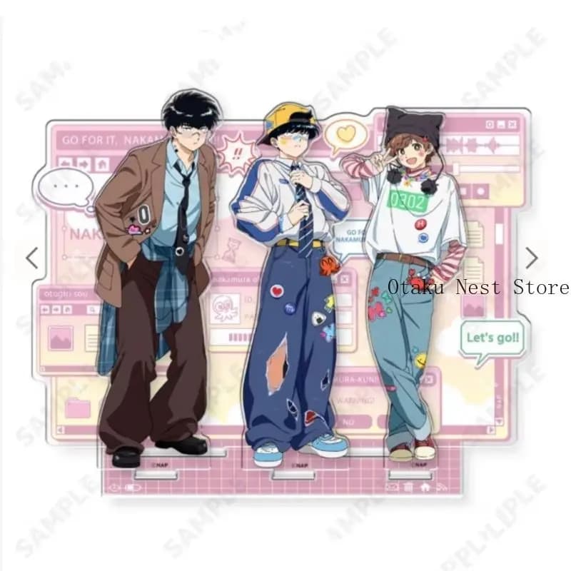Anime Go for It, Nakamura! Nakamura Okuto Hirose Aiki Acrylic Standee Desktop Ornament Display Figure Birthday Gift