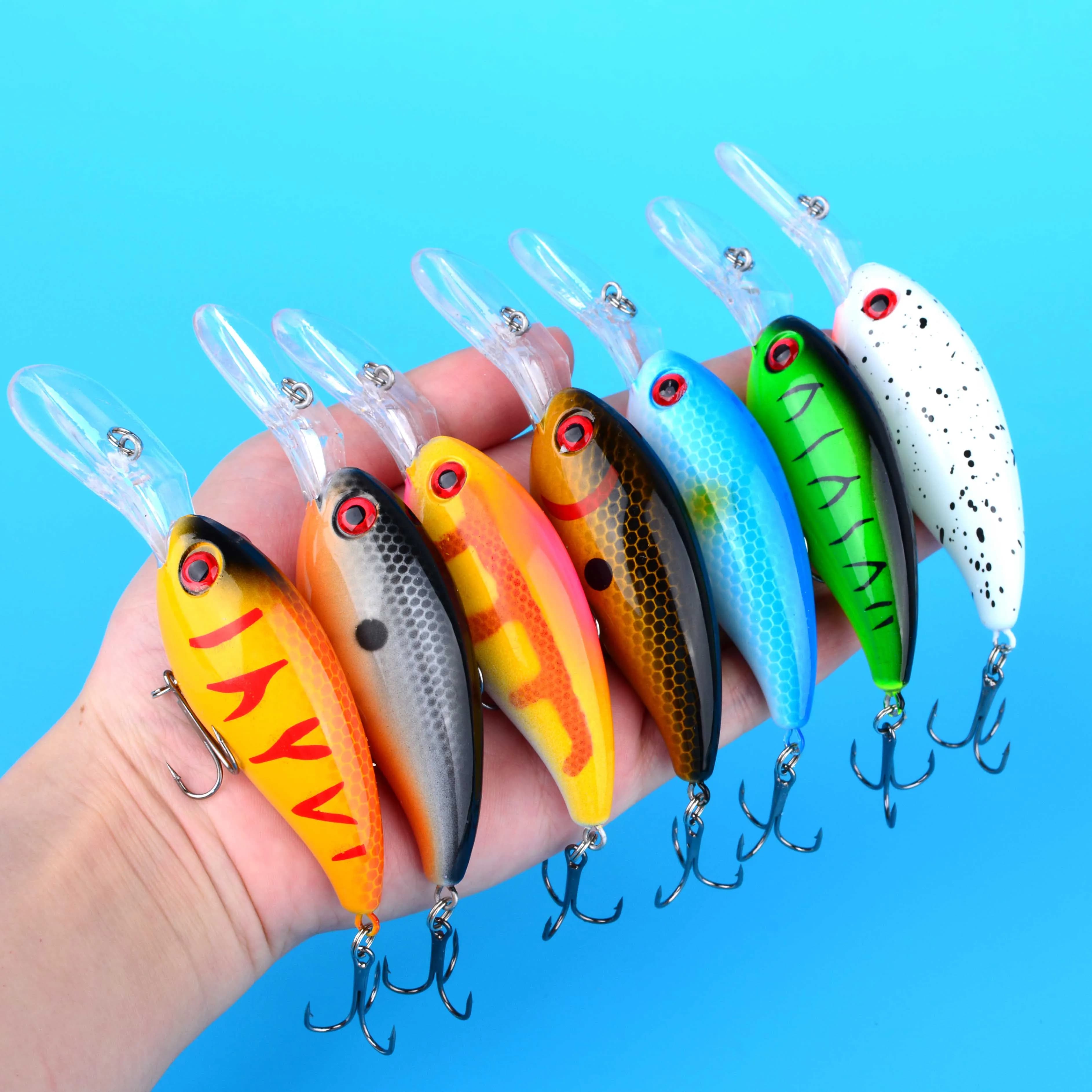 1 Pezzo Esca da Pesca Crankbait Wobbler 15g 10.2cm Minnow Isca Artificial Lures Crankbait Leurre per Bass, Luccio, Trolling, Attrezzatura da Pesca