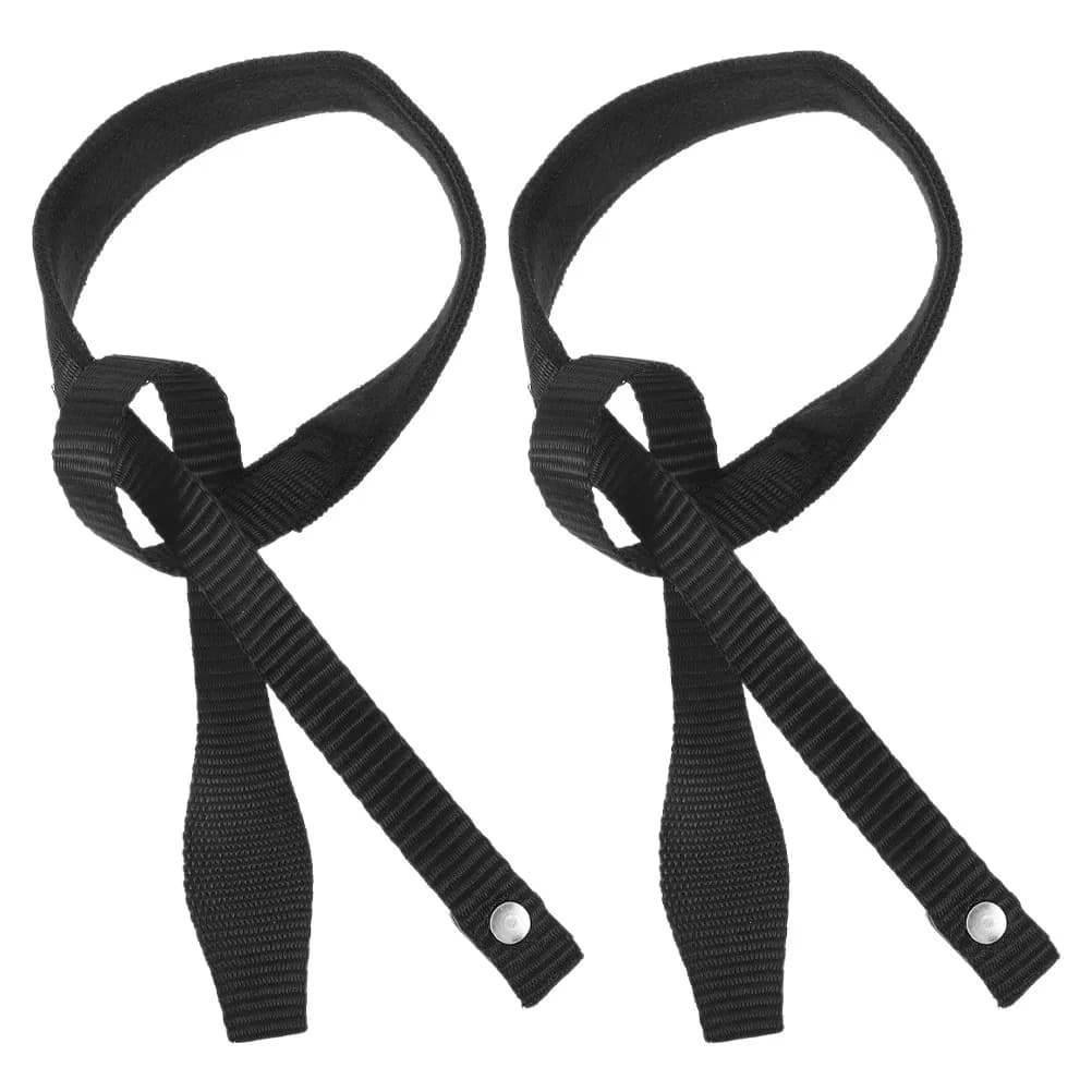 2 Pieces Dust Strap for Ski Sticks, Adjustable and Stable Support, Reduces Arm Effect, Prevents Trekking Stick Control Loss, Stroller Sticks, Hiking
