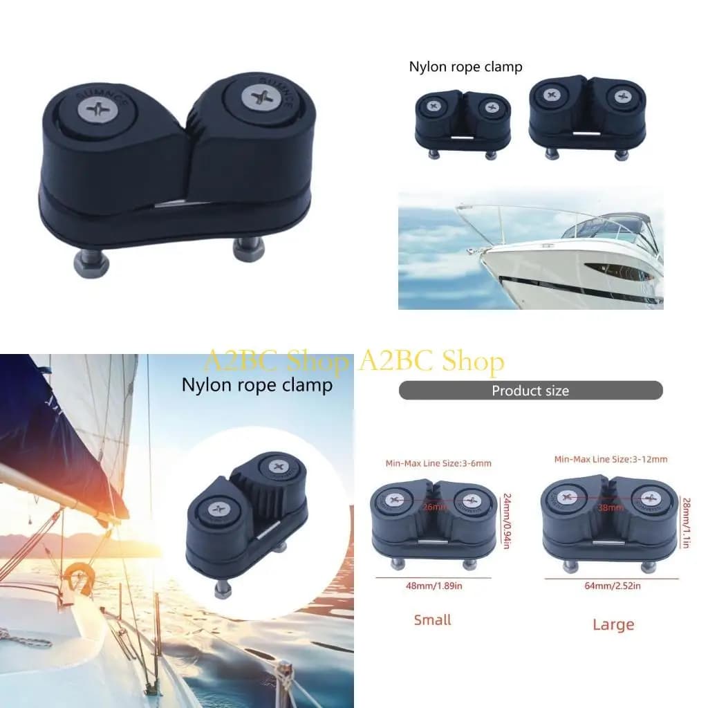 A2bc Marine Quick Entry Boat Cusciness Cams Cams Rope Blat Black Sailing Boats
