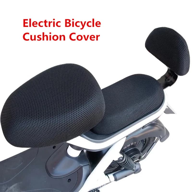 Coprisedile per bicicletta elettrica coprisedile universale per bicicletta per auto protezione solare traspirante morbido e conf