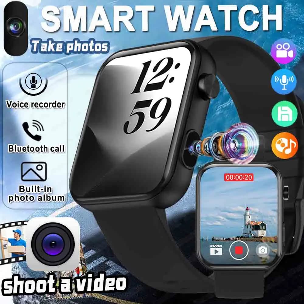 LIGE New Smartwatch with video recording with 512M camera Large storage Local music watch Exit photos Bluetooth Smartwatch for men