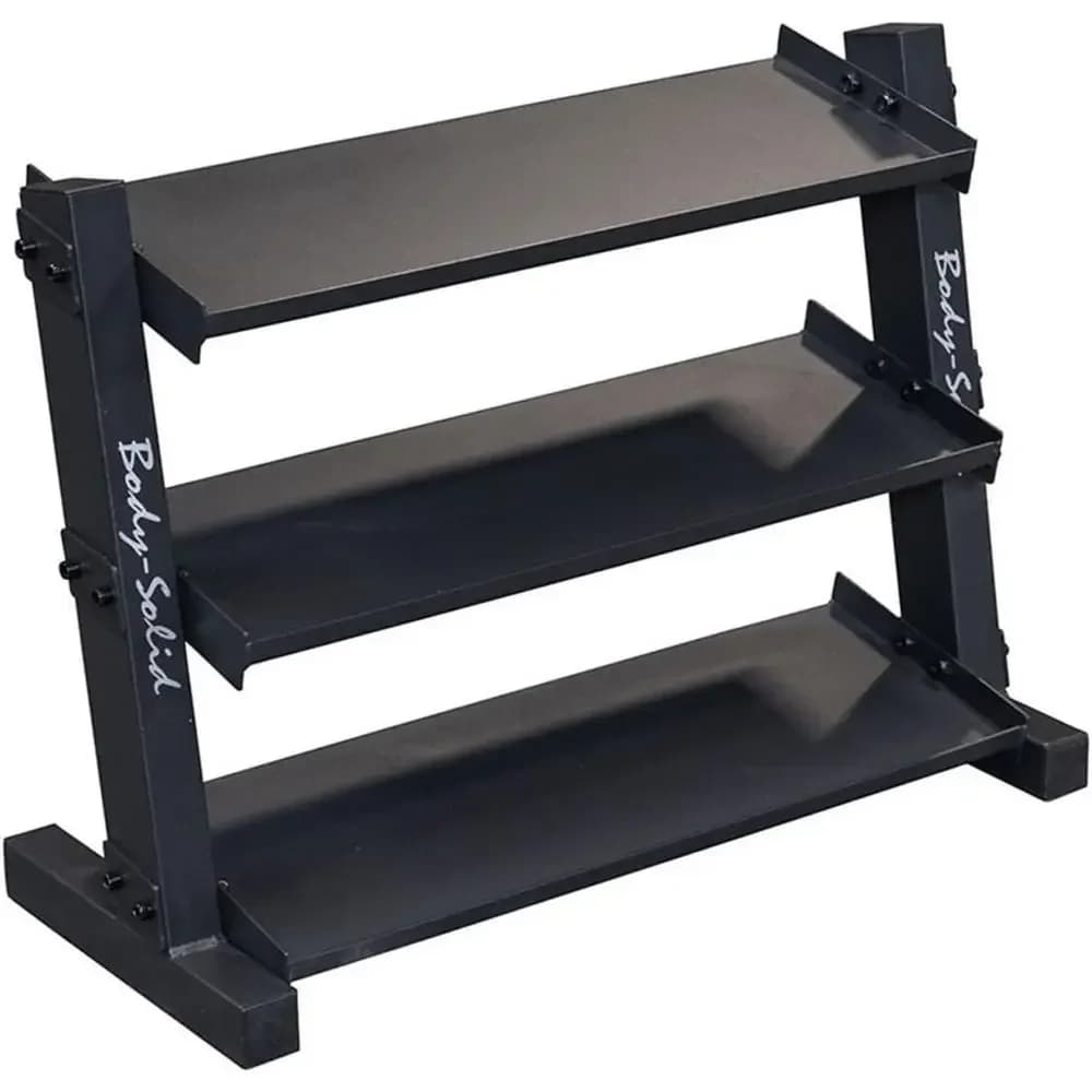 Hot-selling3-Tier Storage Rack for 12 Pairs of Dumbbells, Vinyl Coated, Ideal for Home and Commercial Strength Training