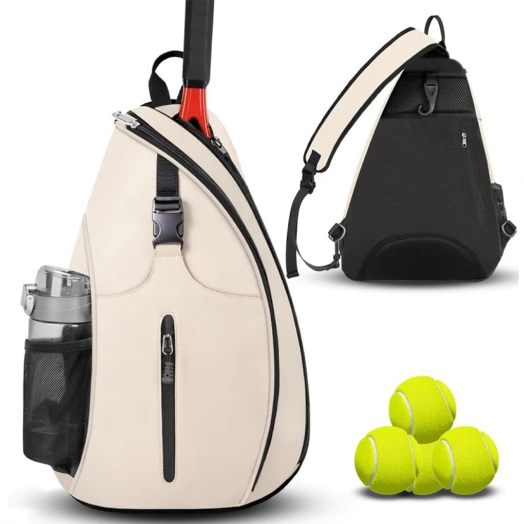 Tennis and badminton Oxford Shoulder Bag for Outdoor Sports Training Pick Ball Paddle Travel Backpack Shoulder Bags