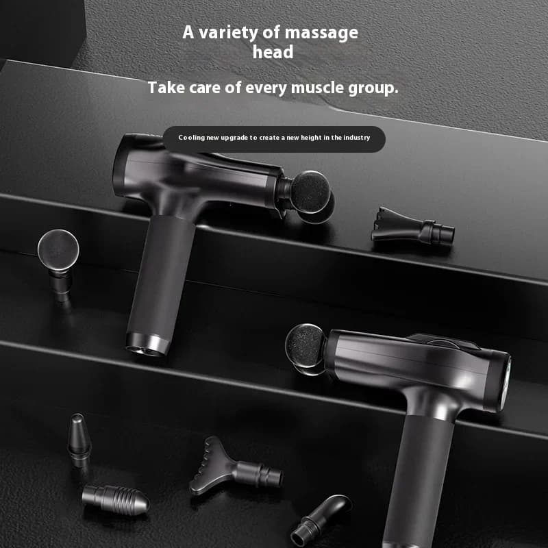 Mini double head portable band gun with multifunctional rechargeable band gun for deep tissue percussion muscles