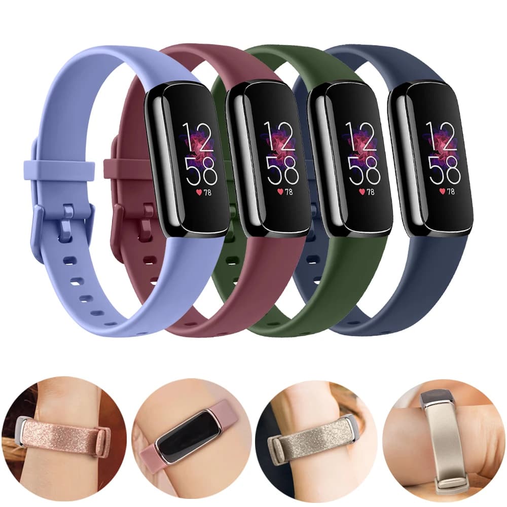 Cinturini in Silicone morbido per cinturini Fitbit Luxe cinturino di ricambio impermeabile per accessori Fitbit Luxe Smart Watch Correa