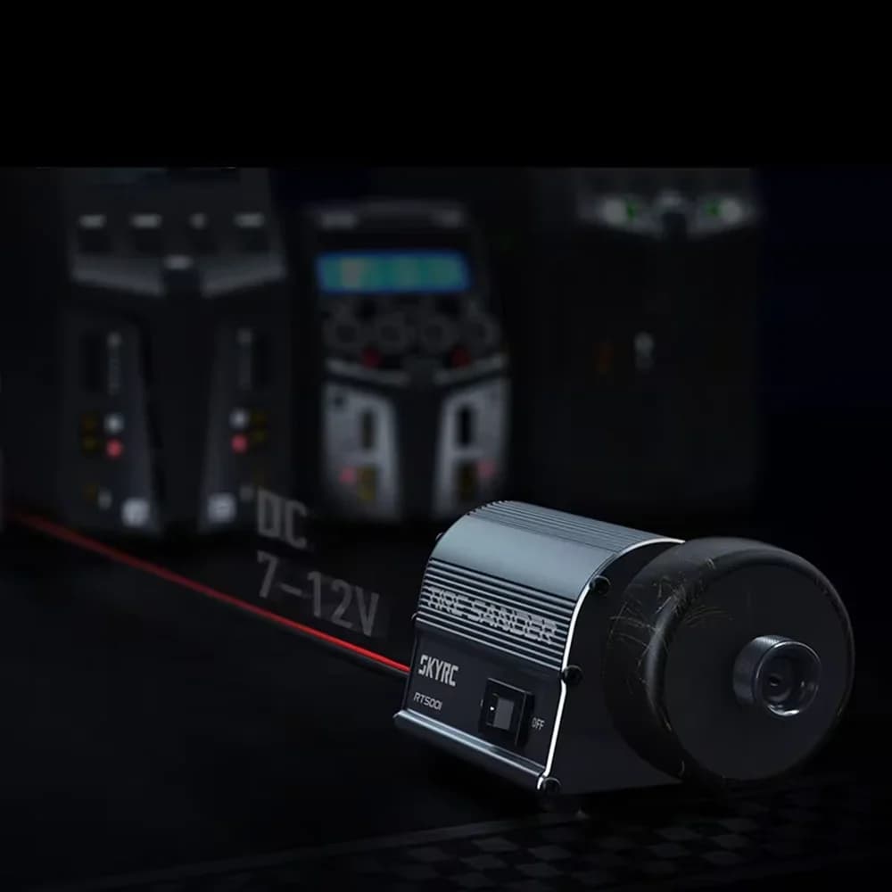 RTS001 Levigatrice per Pneumatici 7.2V-12V DC con Potente Motore per Rimozione Cuciture di Pneumatici per Modelli RC, Accessori per Hobby